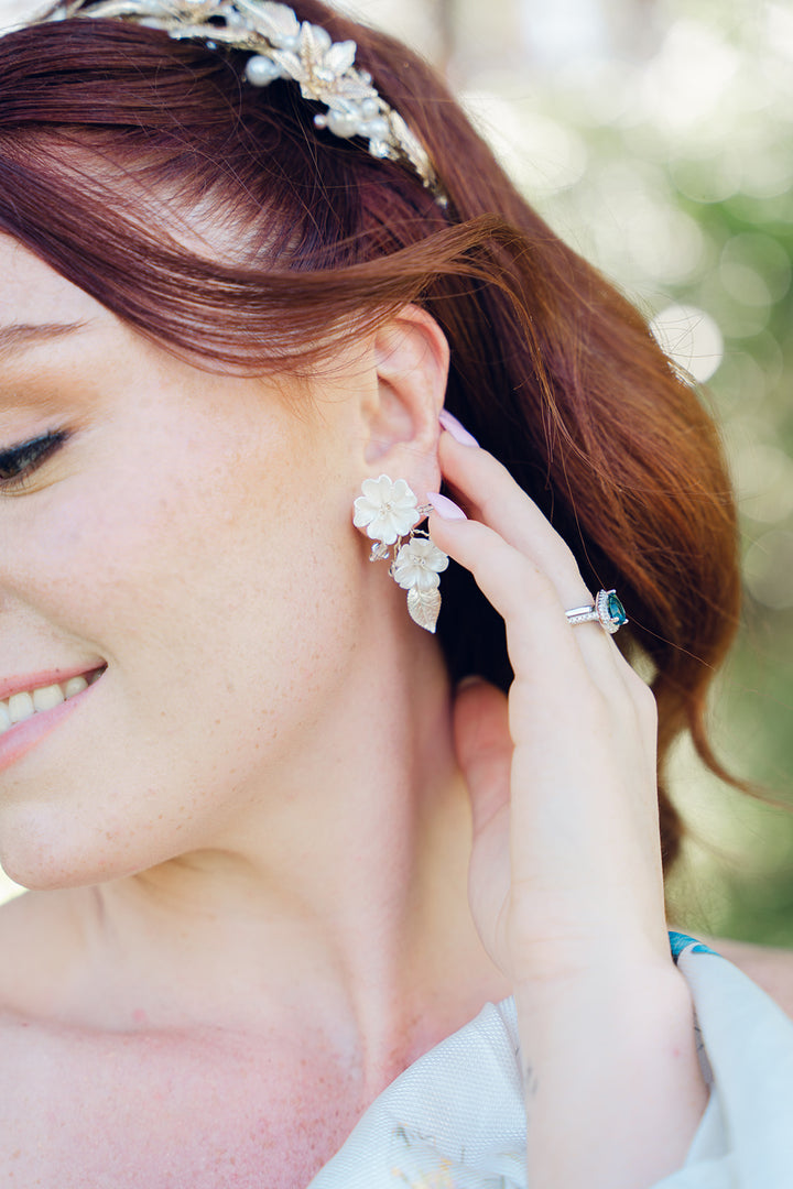 Elise Floral Earrings