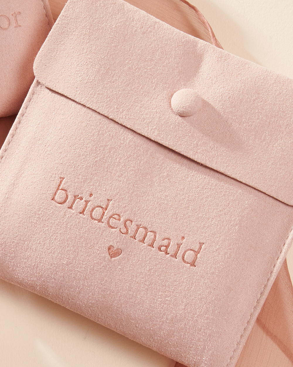 Bridesmaid Keepsake Jewelry Pouch, Bridesmaid