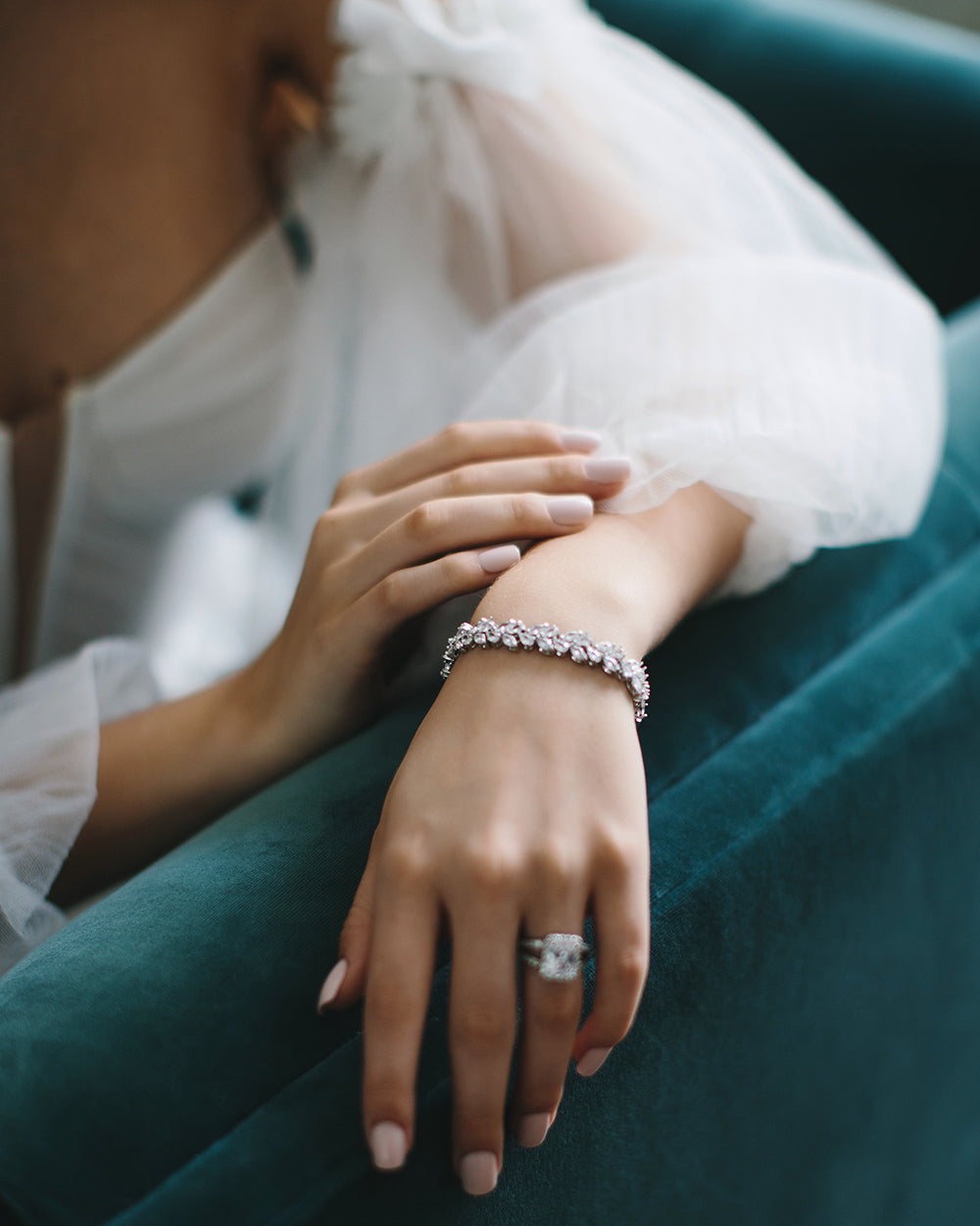 CZ Wedding Bracelet