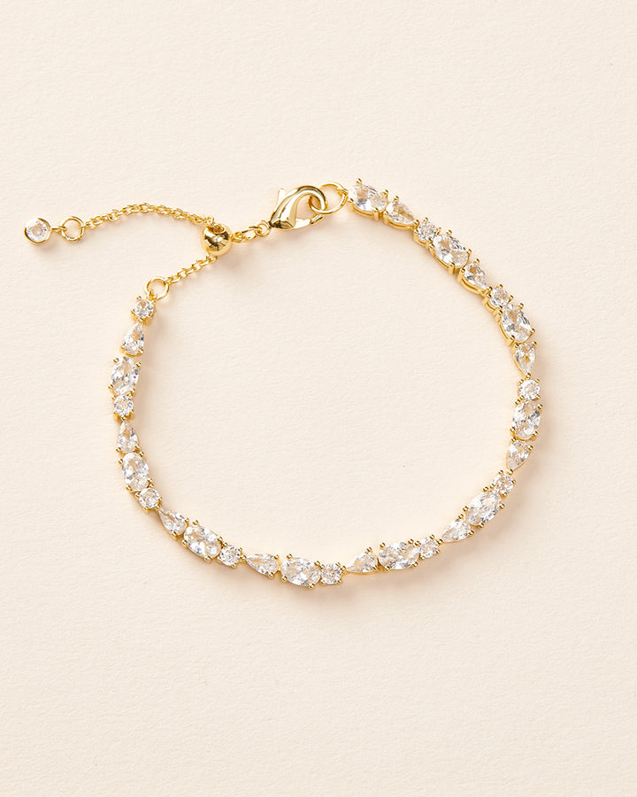 Gold CZ Bracelet