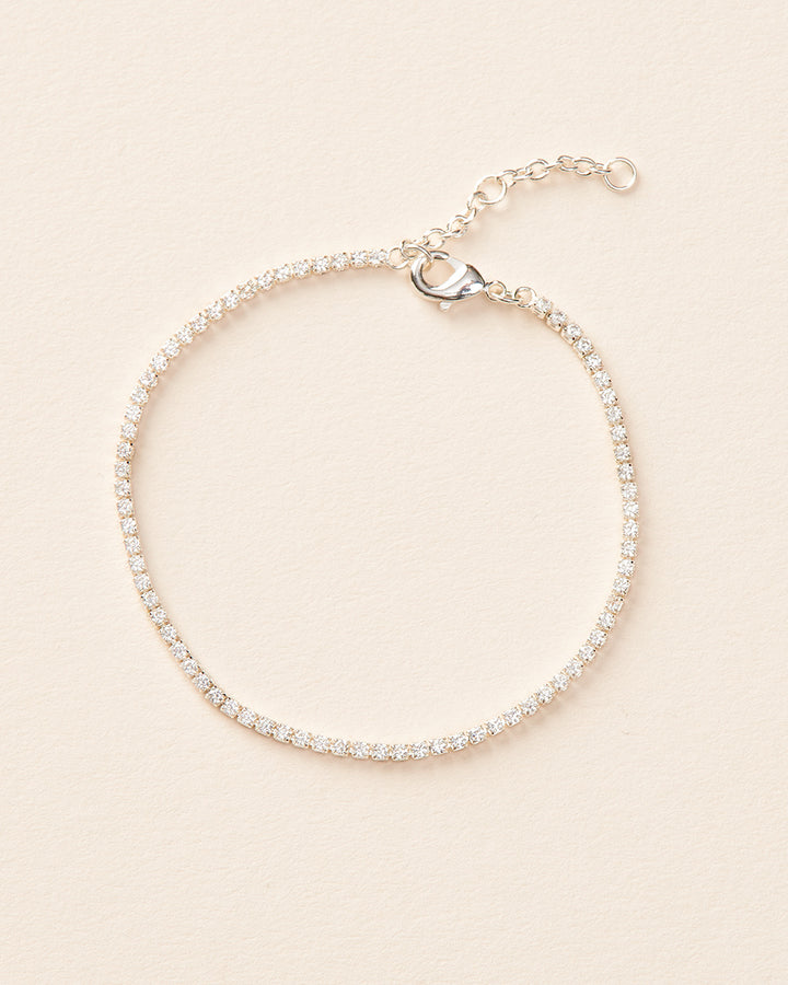 Dainty cz bracelet