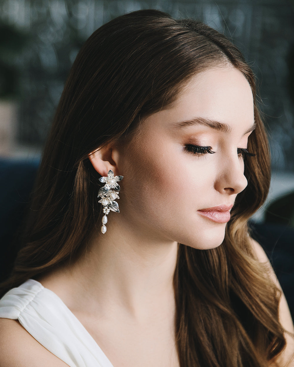 Rosalie Floral Drop Earrings