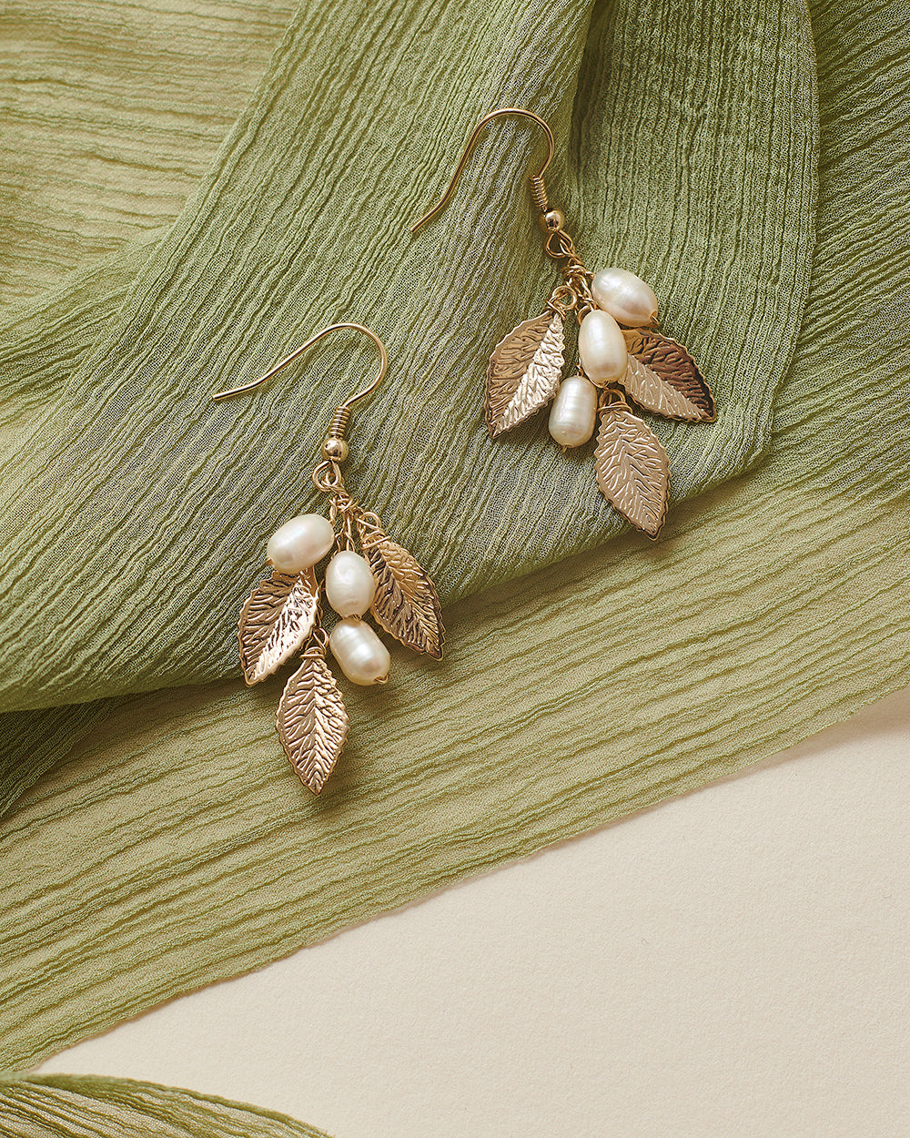 Gold Leaf Earrings