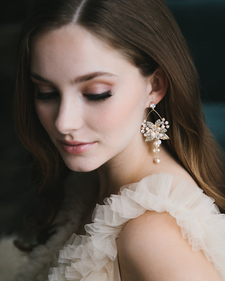 Statement Hoop Earrings Bridal