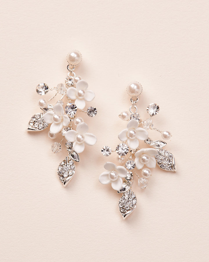 Floral Bridal Earrings