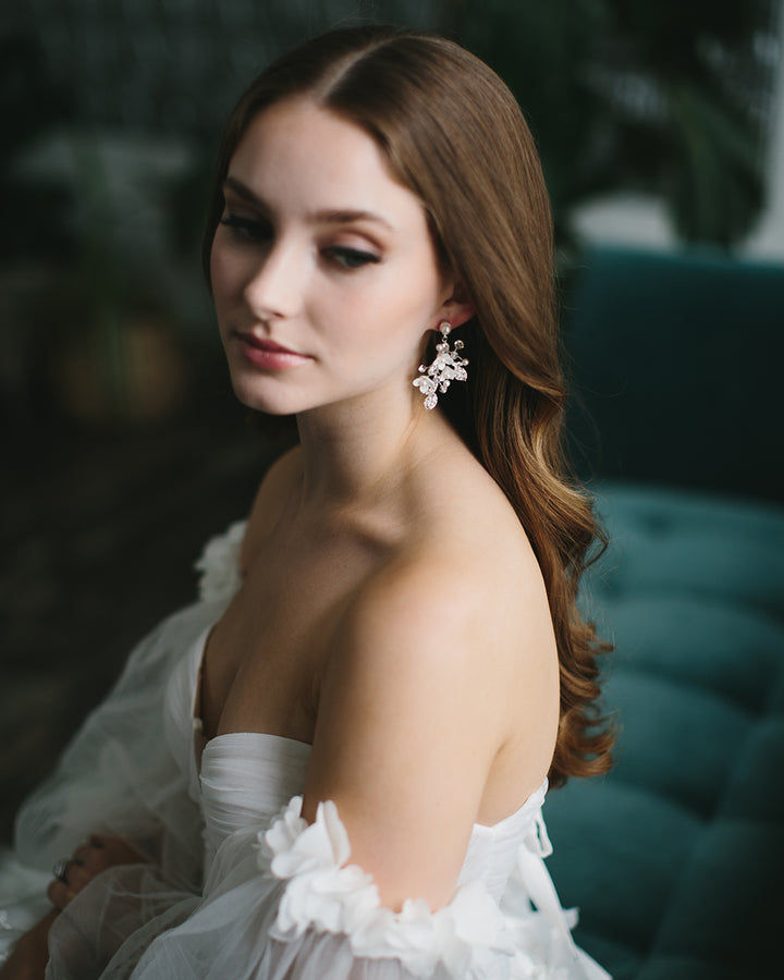 Dangle Earrings Floral