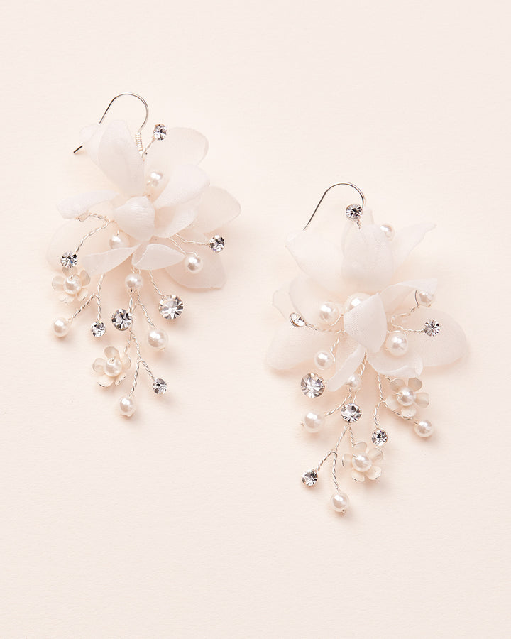Floral Earrings Bridal