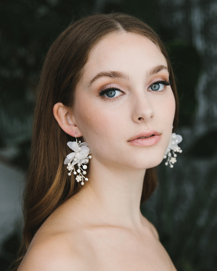 Floral Statement Earrings Dangle
