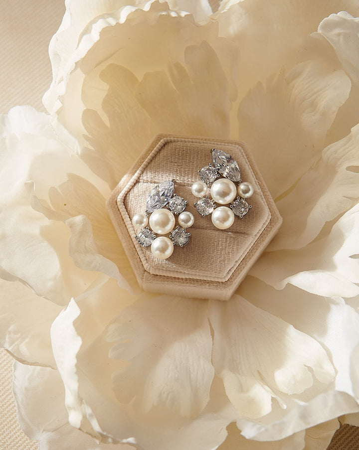 Pearl Stud Earrings