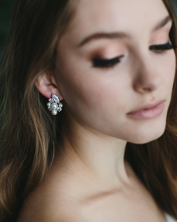 Pearl Stud Earrings