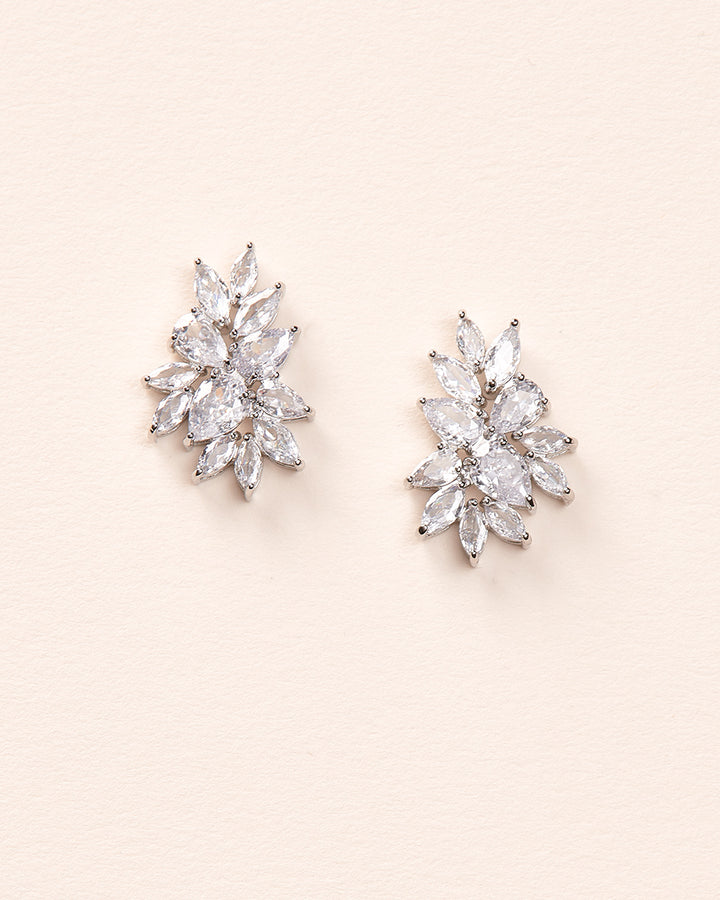 CZ Stud Earrings for Bride