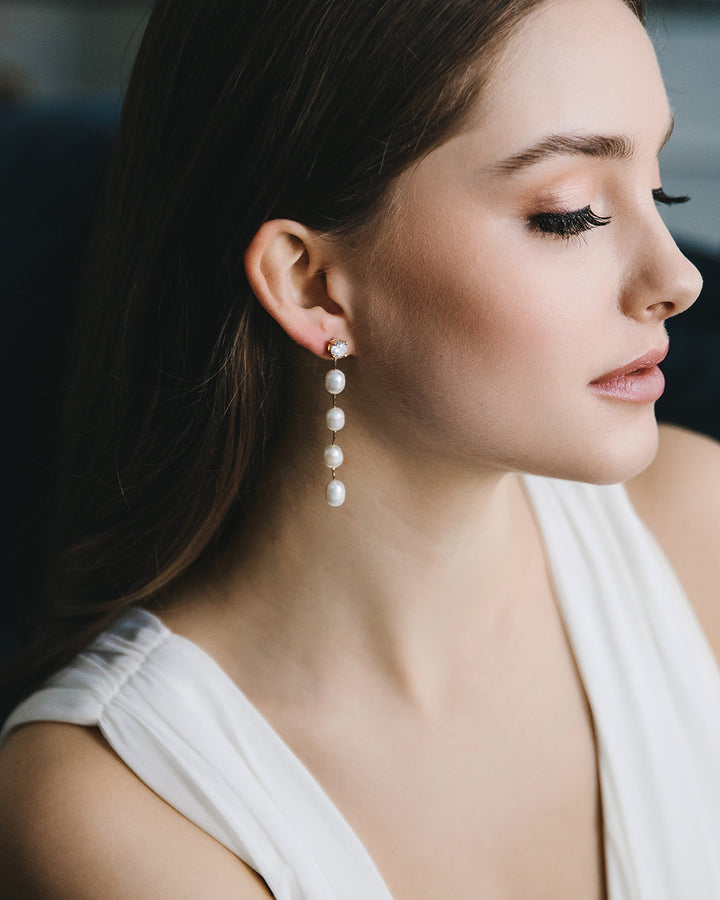 Pearl Dangle Earrings