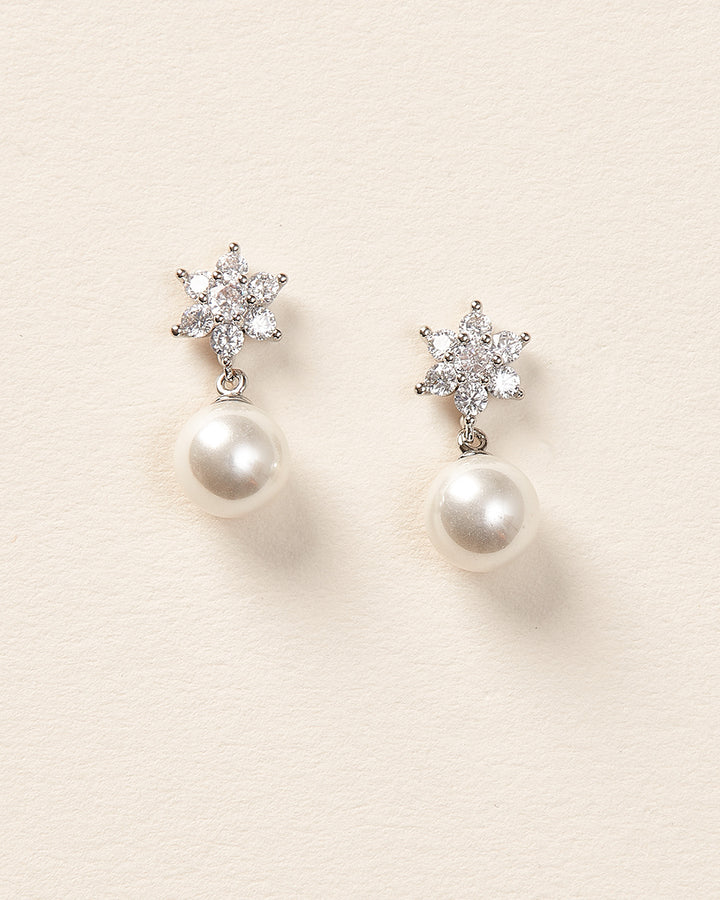 Petite Pearl Drop Earrings
