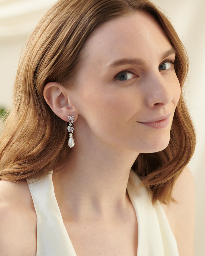 Wedding Earrings Pearls