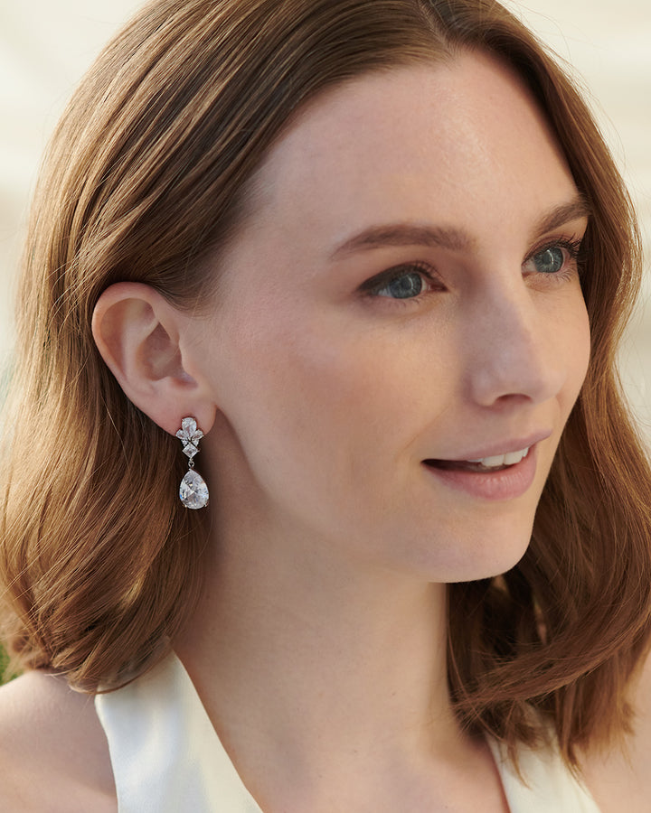 Bridal CZ Earrings