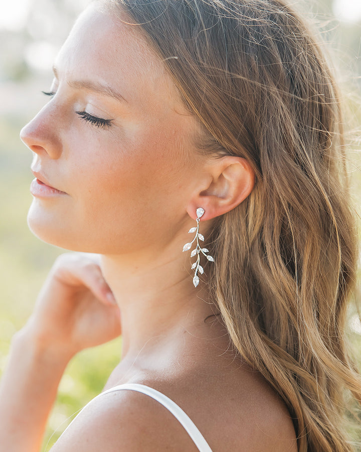 Dangle Wedding Earrings