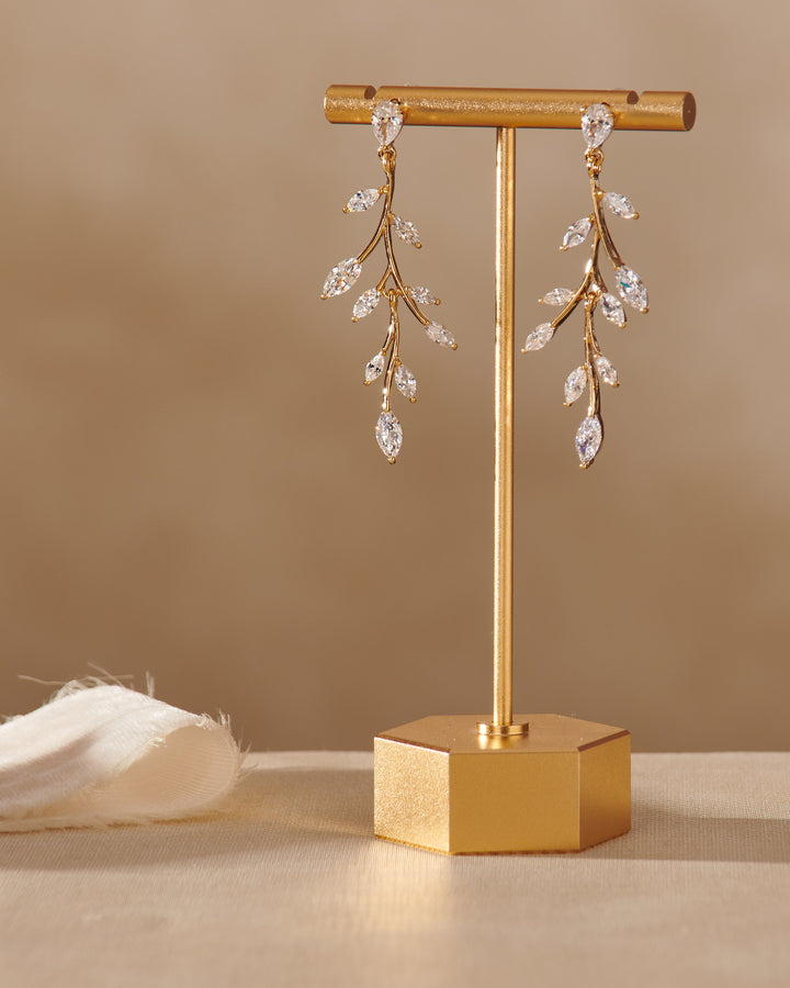 Floral Wedding Earrings