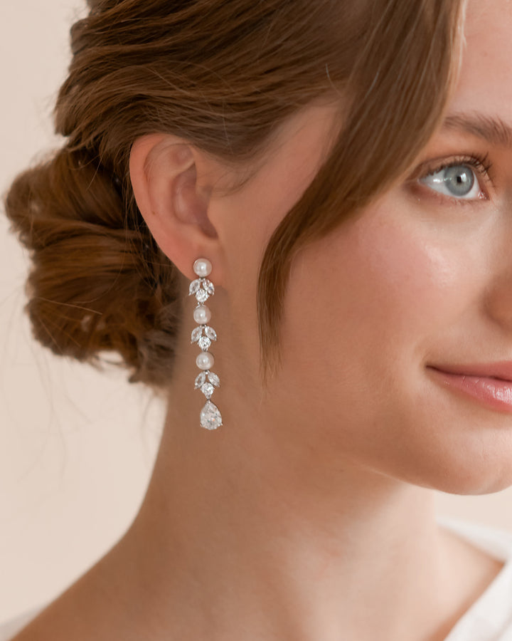 Dangle Wedding Earring