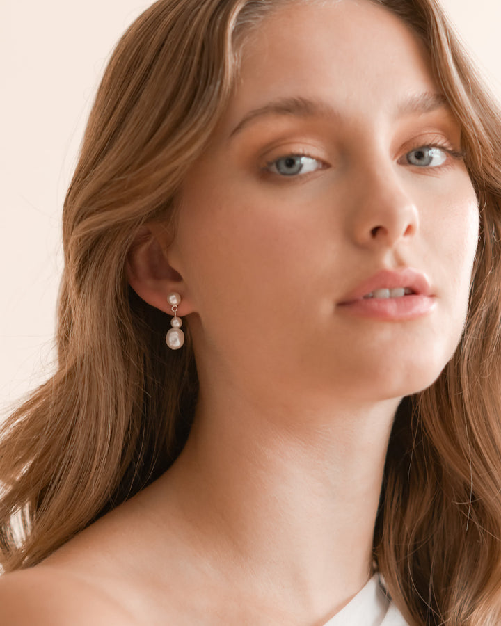 Pearl Dangle Earrings