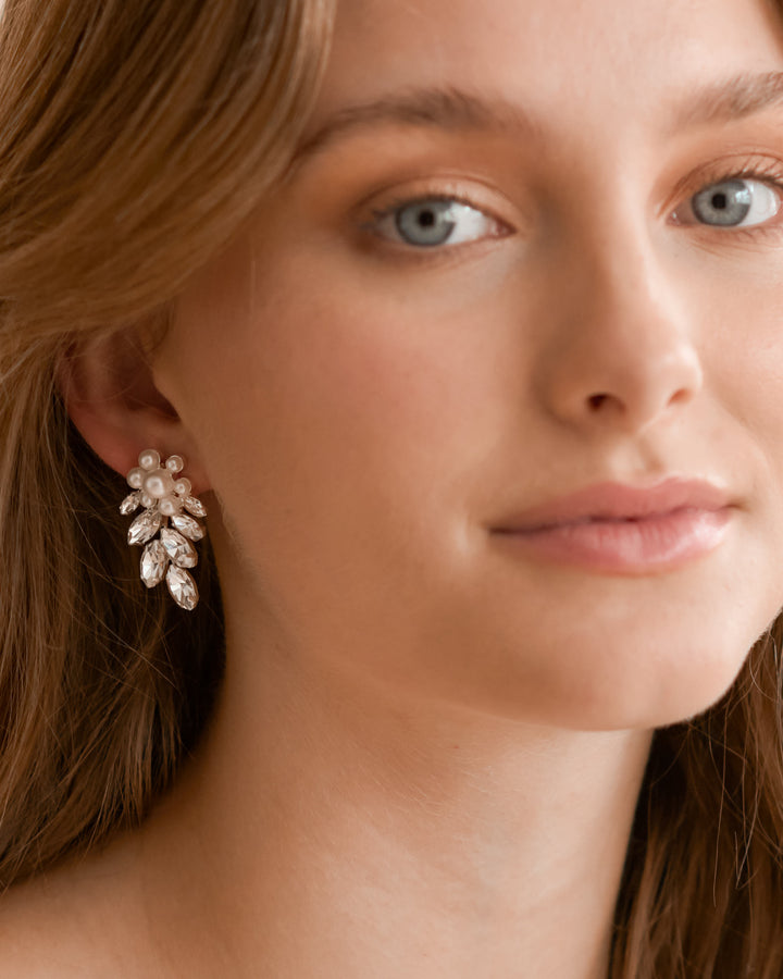 Wedding Earrings with Pearls