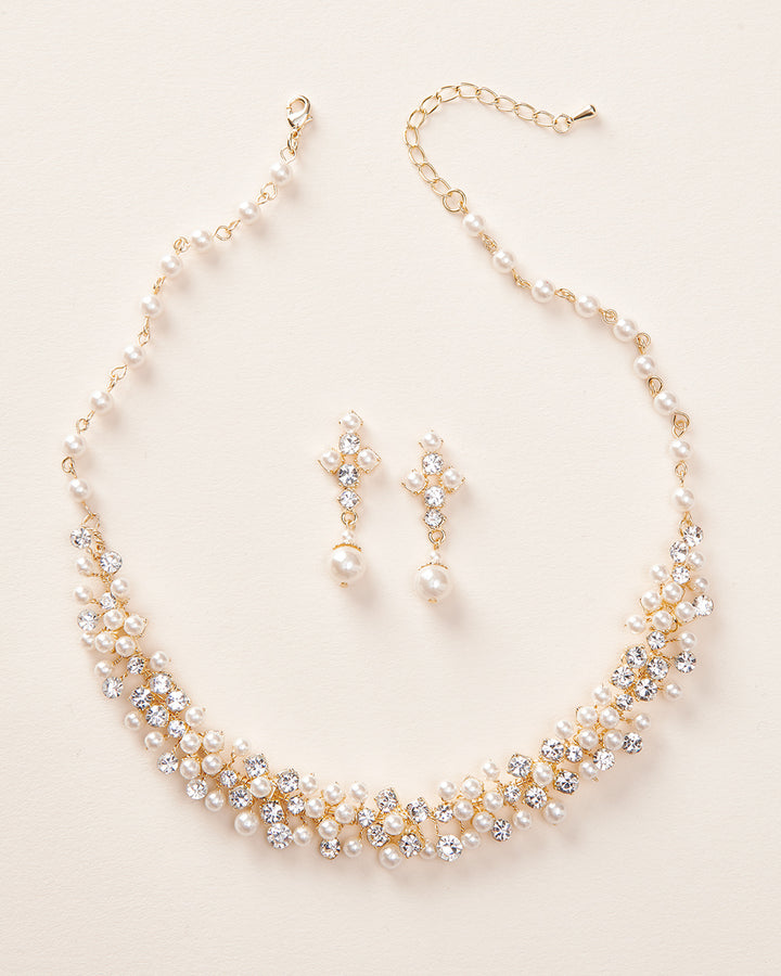Bridal Pearl Jewelry Set
