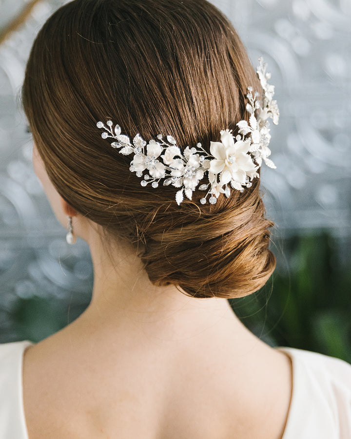 Floral Bridal Comb