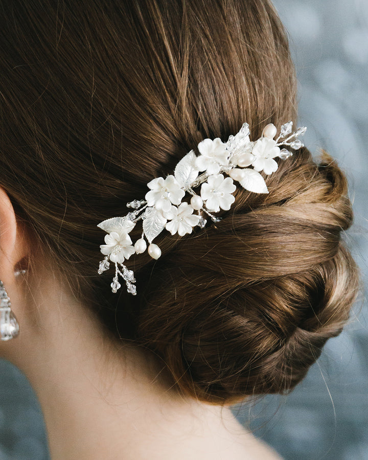 Floral Wedding Comb