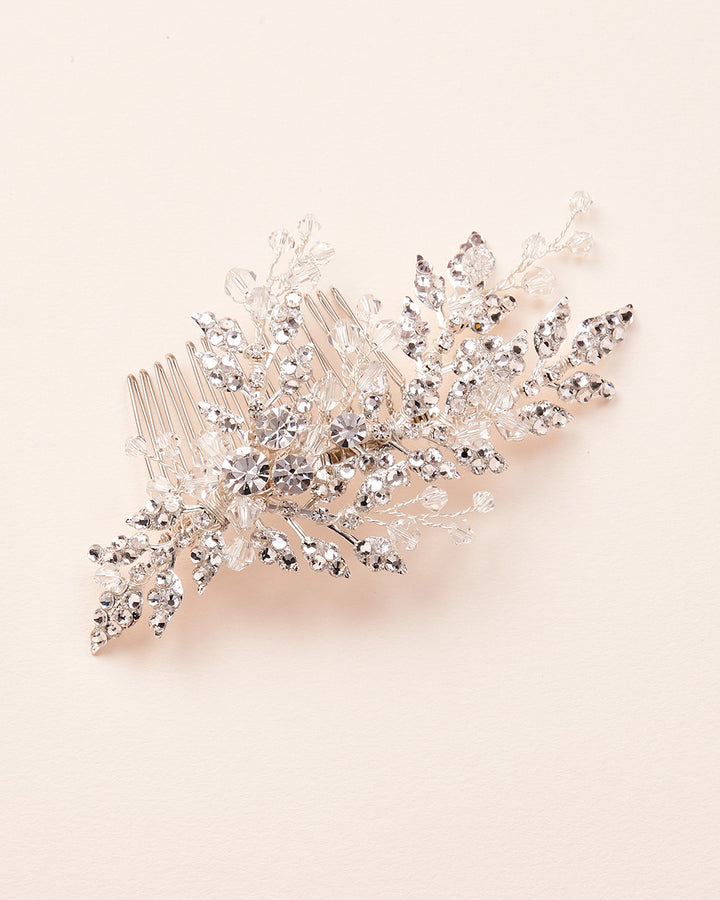 Silver Bridal Comb