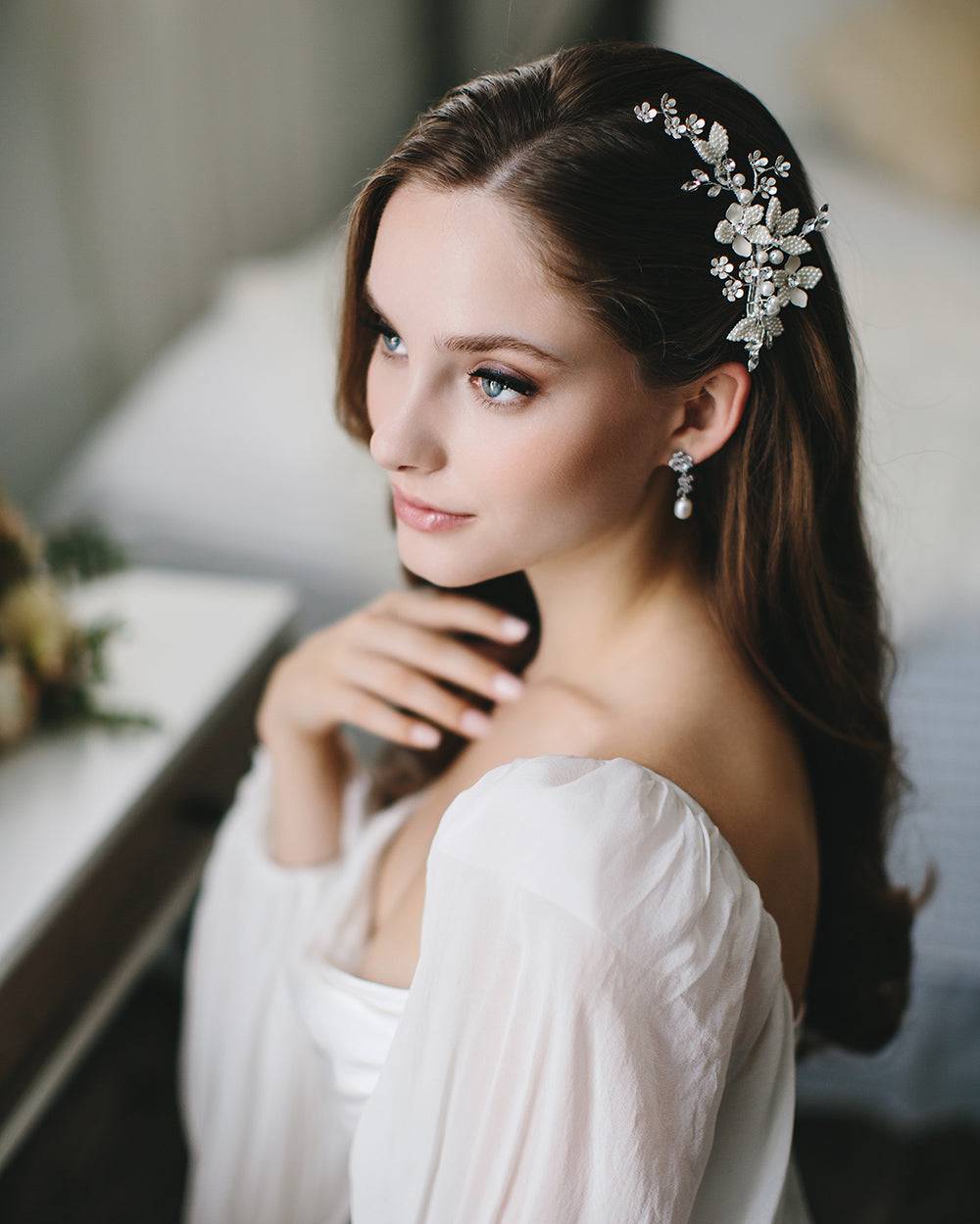 Pearl Bridal Clip