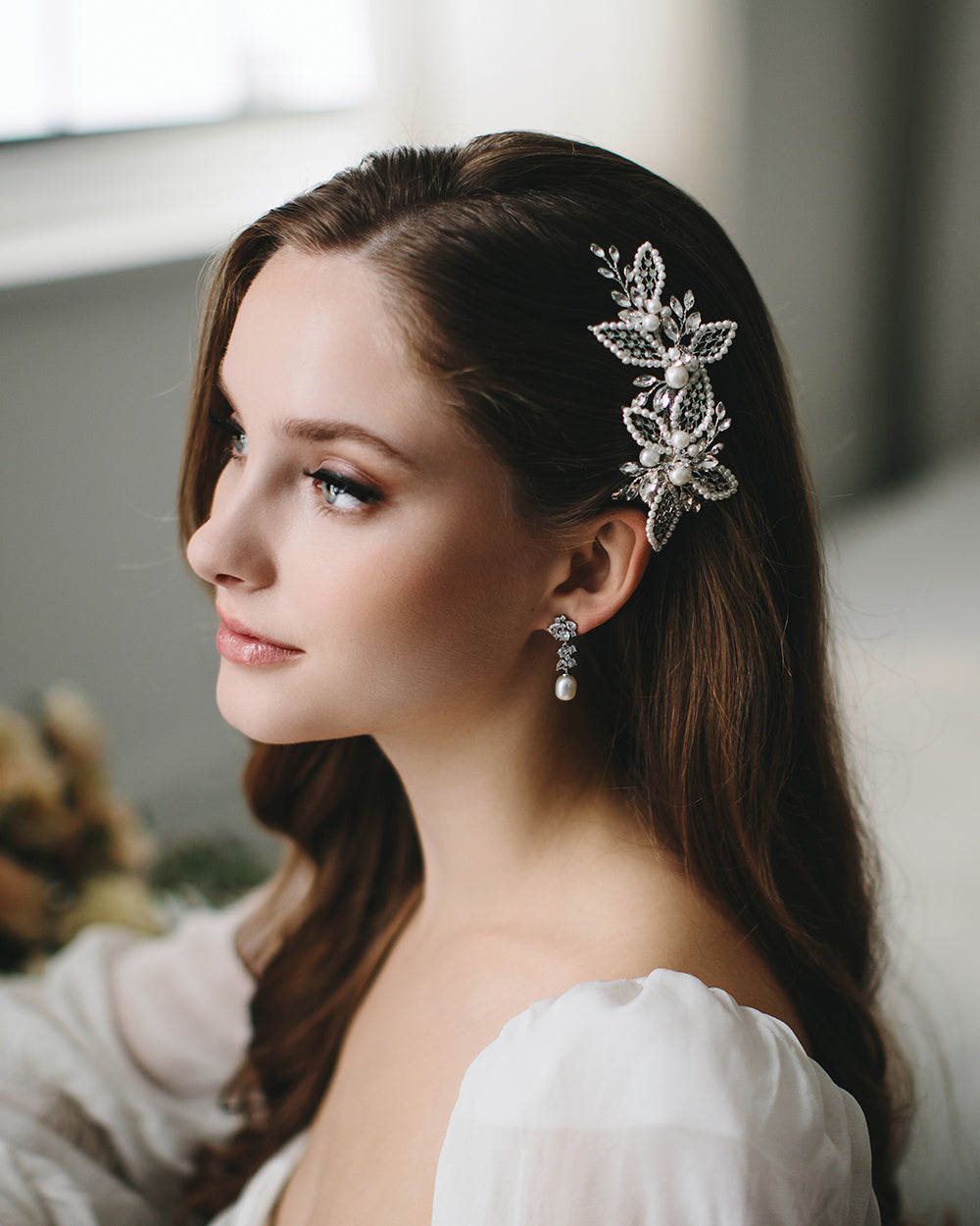 Pearl Bridal Clip