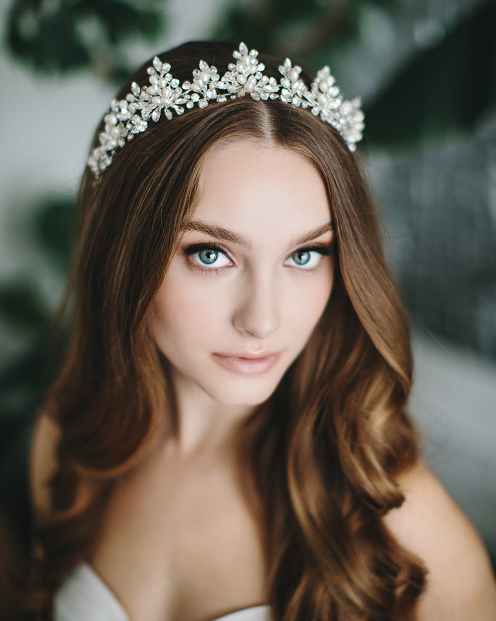 Bridal Tiara Pearls