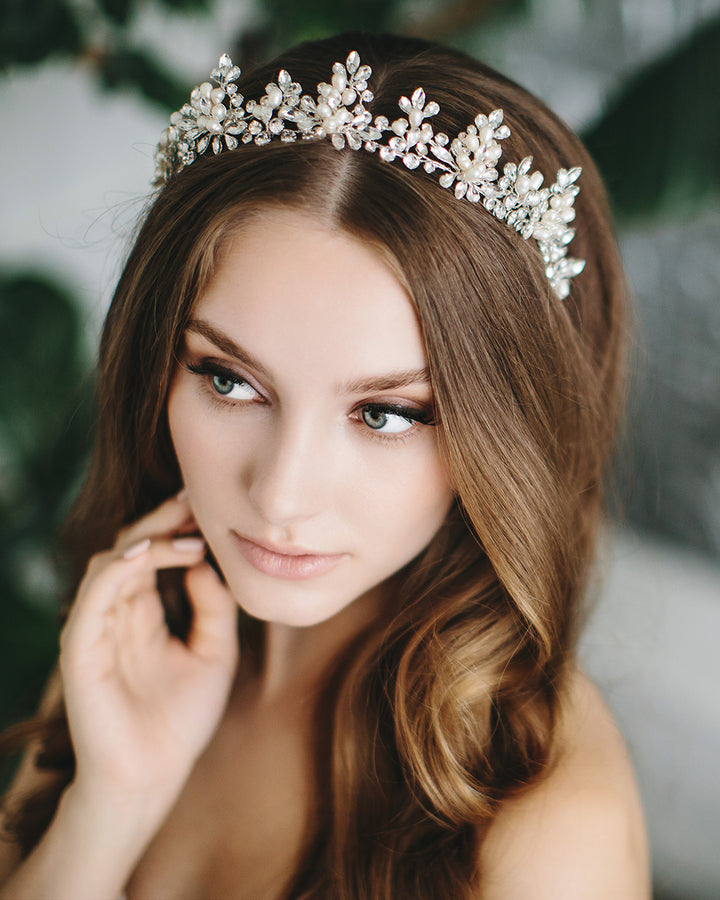 Pearl Crystal Tiara