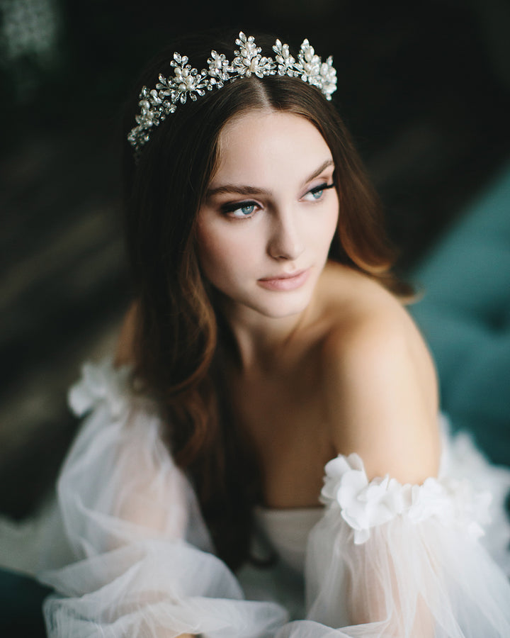 Pearl Wedding Crown