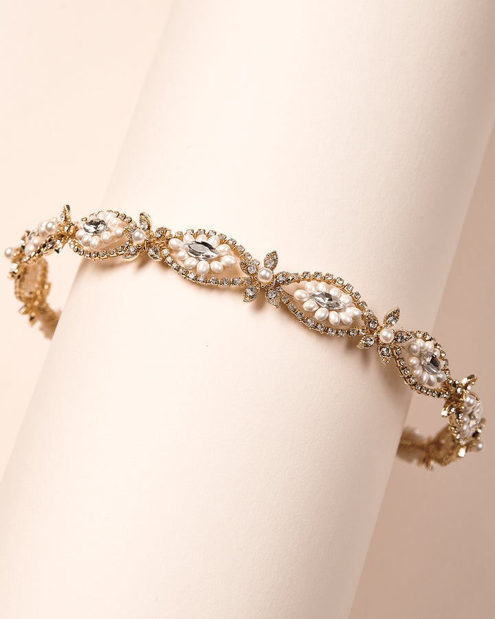 Gold Wedding Headband