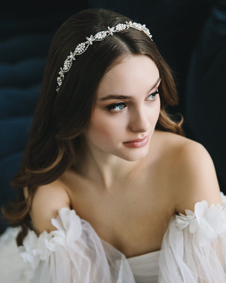 Wedding Headpiece with Pearls