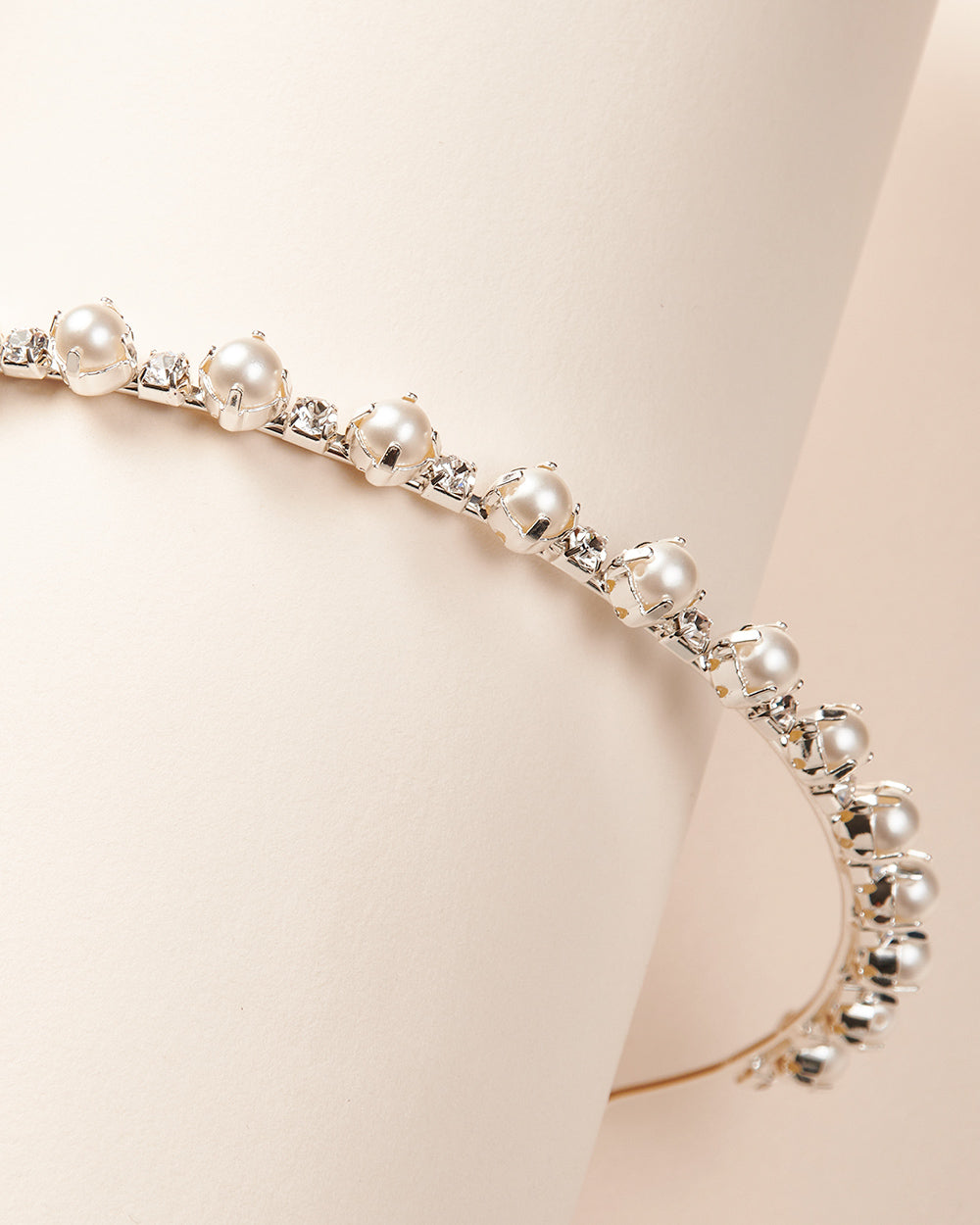Wedding Pearl and Rhinestone Headband