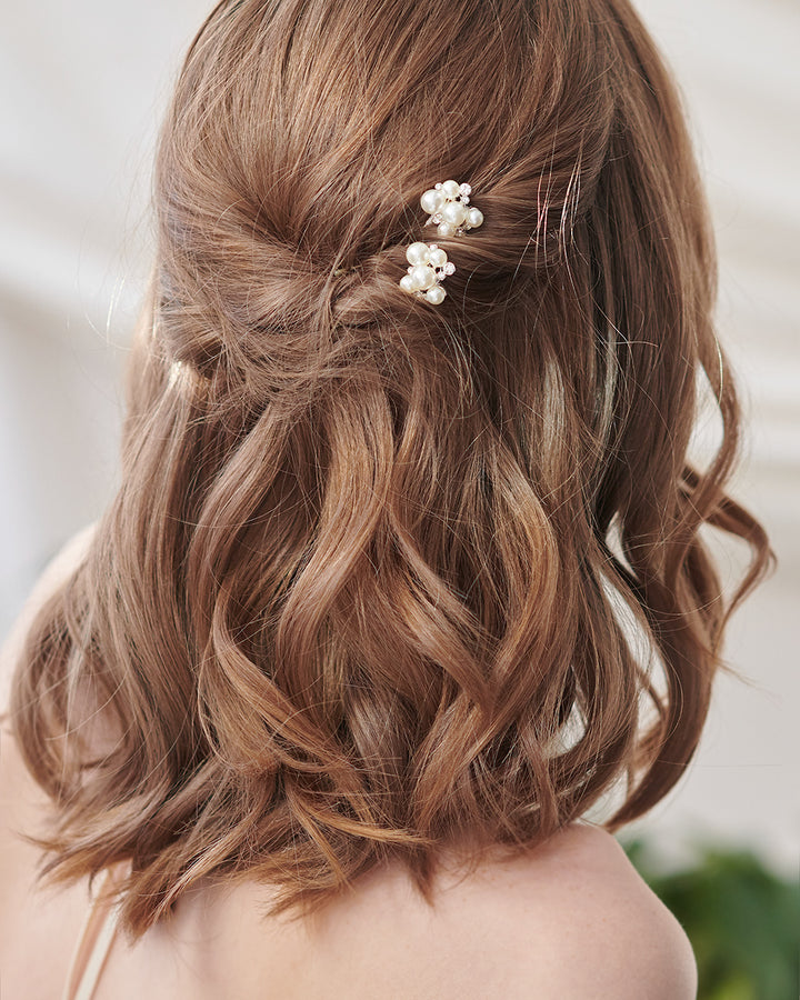 Pearl Cluster Hair Pins