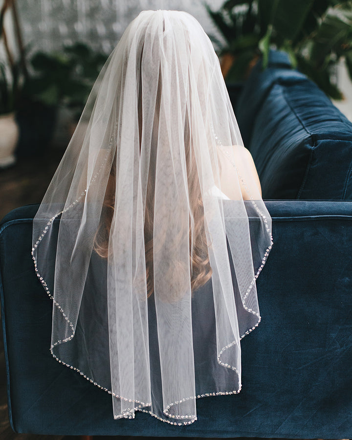 Delicate Crystal Veil
