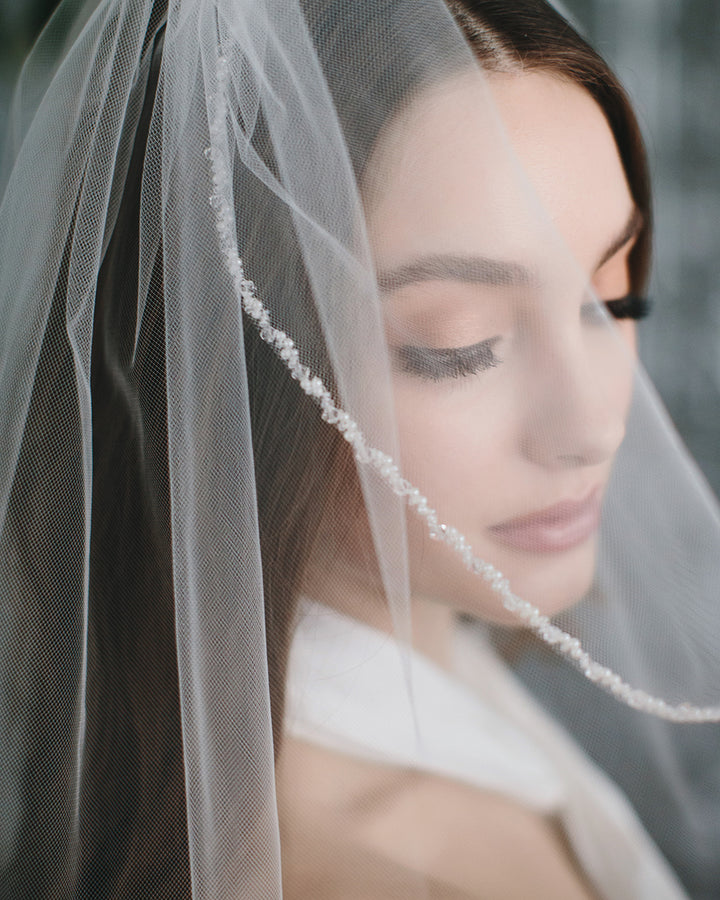 Kylie Crystal & Pearl Veil