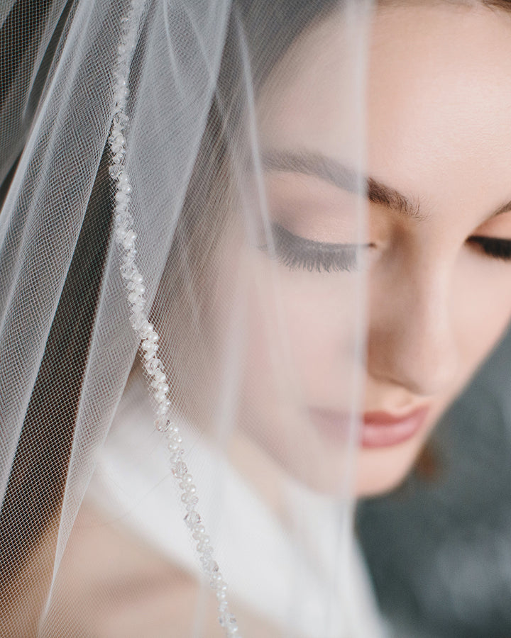 Kylie Crystal & Pearl Veil