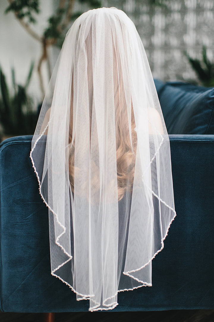 Kylie Crystal & Pearl Veil