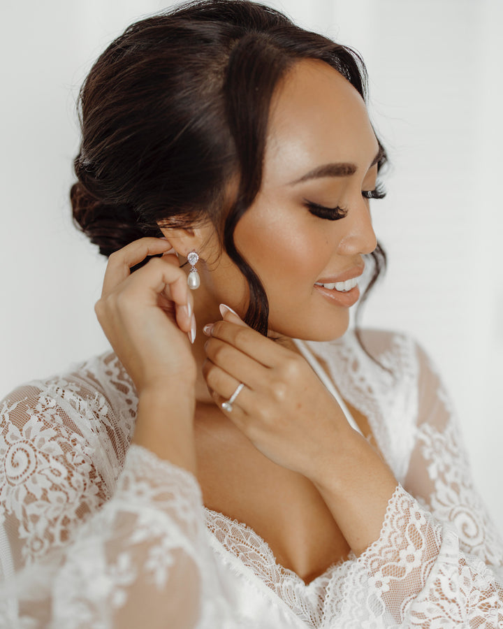 Pearl Wedding Earrings
