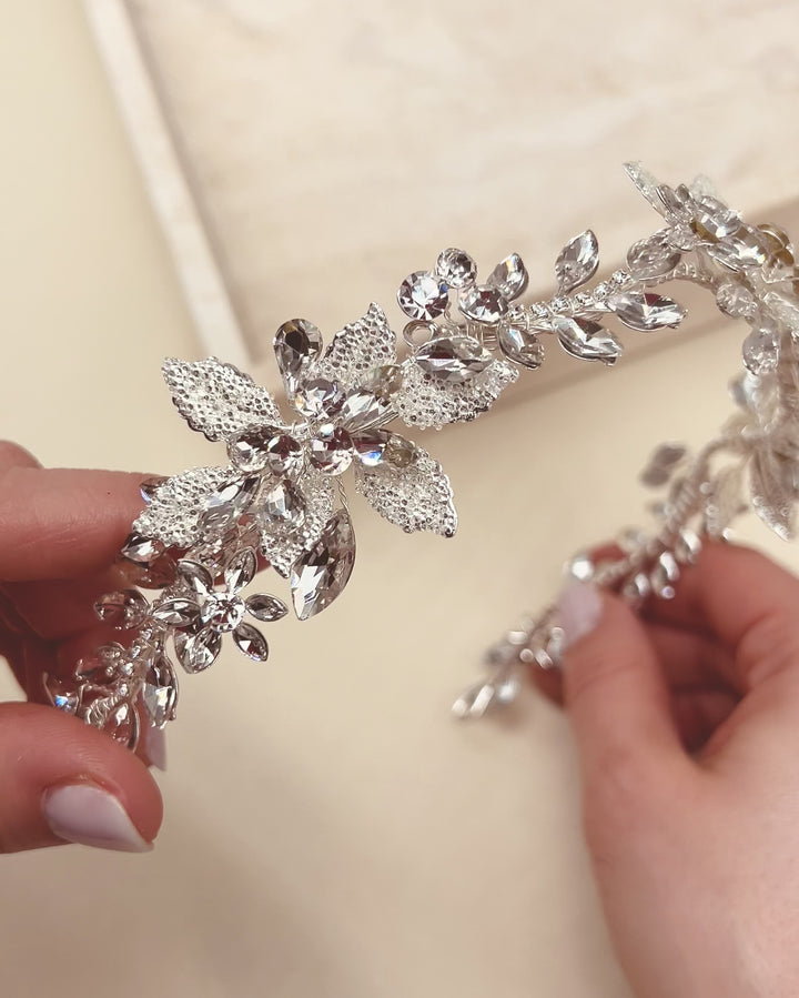 Iris Bridal Headpiece