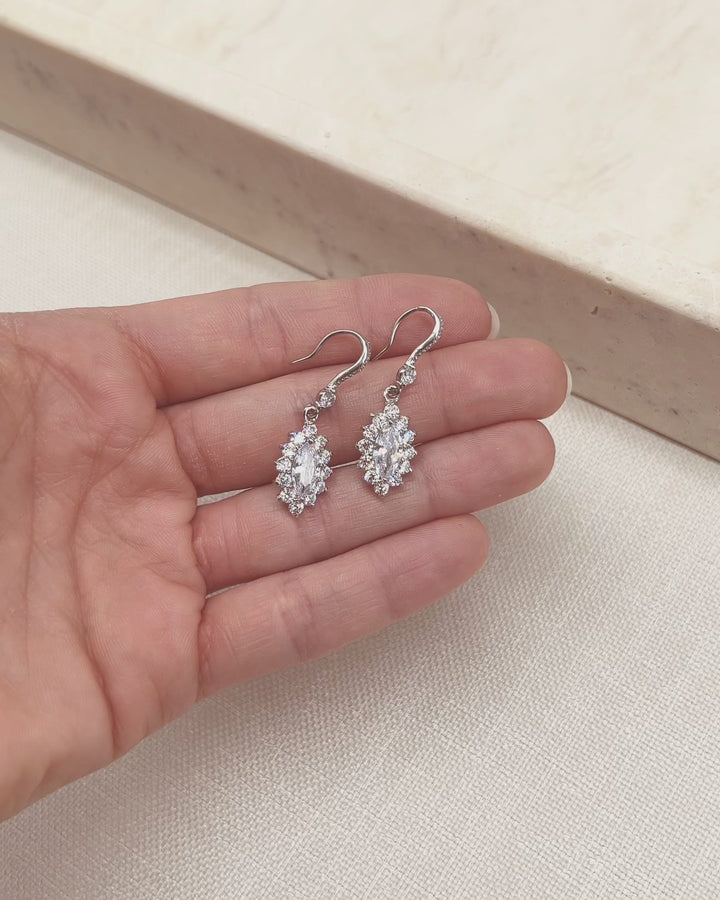 Dangle Wedding Earrings