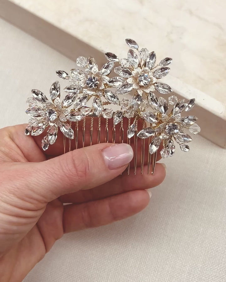 Crystal Wedding Comb