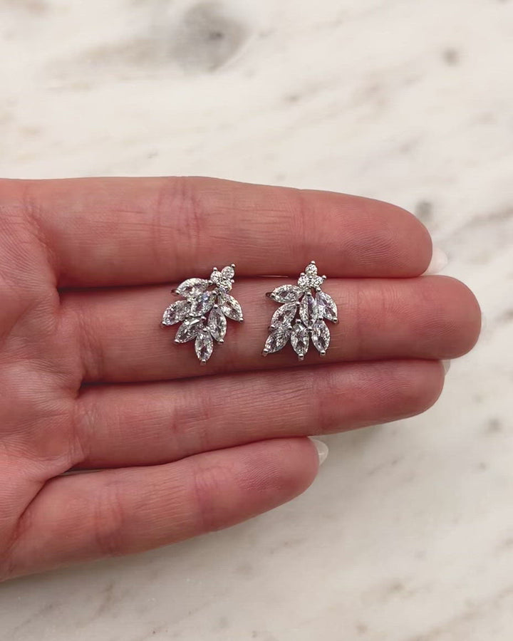 Mia Floral CZ Studs