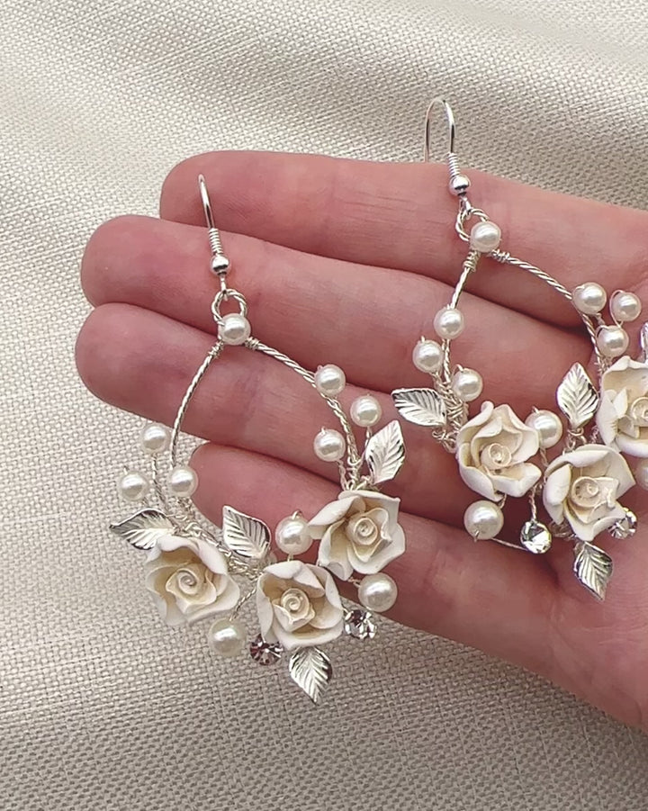Rosa Hoop Earrings