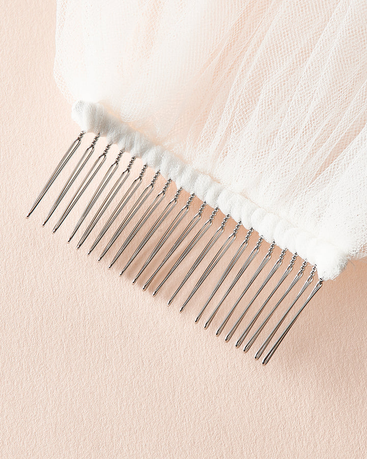 Simple Cut Edge Veil