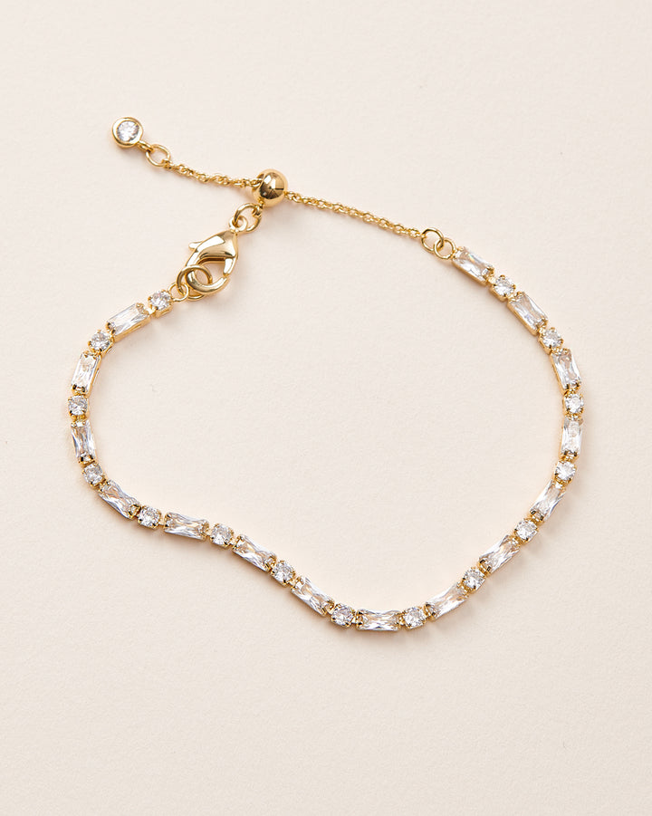 Gold CZ Bracelet