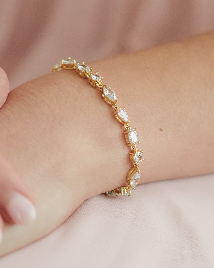 Brie CZ Bridal Bracelet